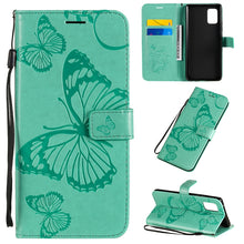 Load image into Gallery viewer, 3D Butterflies Embossing Pattern Horizontal Flip Leather Case with Holder &amp; Card Slot &amp; Wallet, For Samsung Galaxy A41, For Samsung Galaxy A51 5G, For Samsung Galaxy A71 5G, For Huawei Nova 7, For Huawei Nova 7 Pro, For Huawei Nova 7 SE / P40 Lite 5G