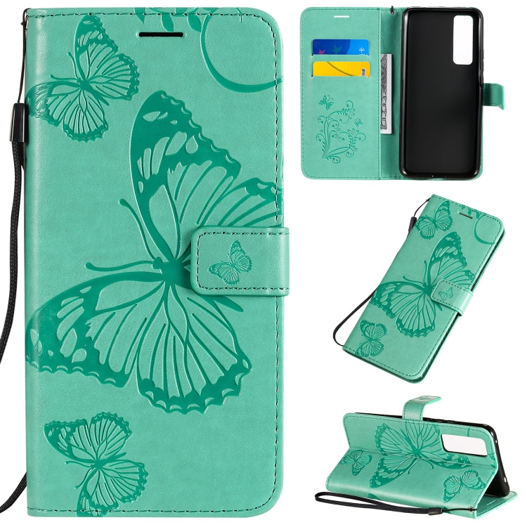3D Butterflies Embossing Pattern Horizontal Flip Leather Case with Holder & Card Slot & Wallet, For Samsung Galaxy A41, For Samsung Galaxy A51 5G, For Samsung Galaxy A71 5G, For Huawei Nova 7, For Huawei Nova 7 Pro, For Huawei Nova 7 SE / P40 Lite 5G