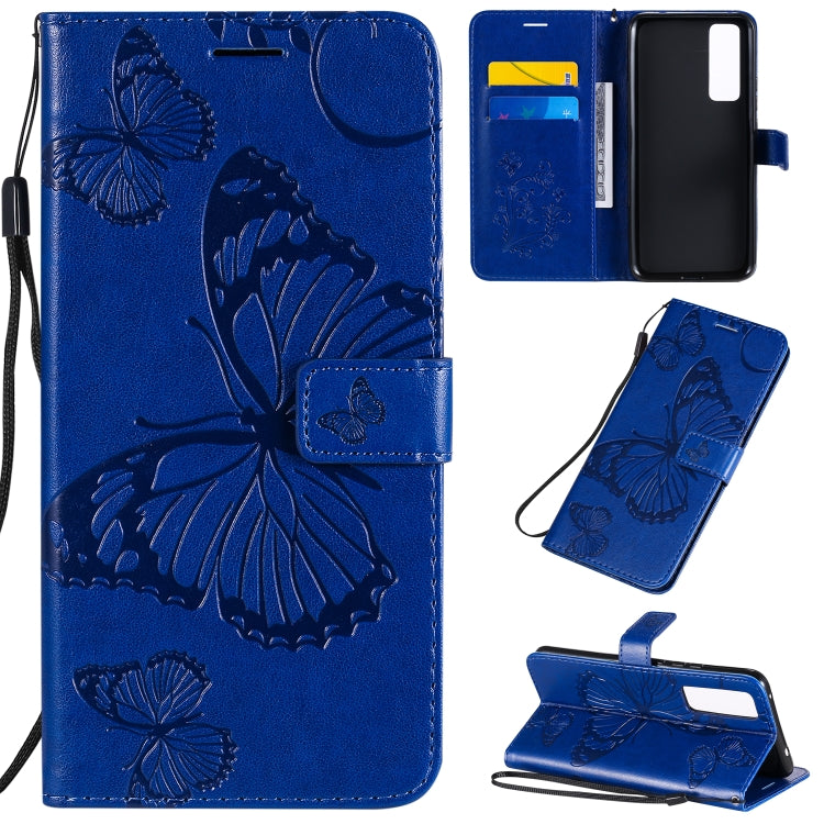 3D Butterflies Embossing Pattern Horizontal Flip Leather Case with Holder & Card Slot & Wallet, For Samsung Galaxy A41, For Samsung Galaxy A51 5G, For Samsung Galaxy A71 5G, For Huawei Nova 7, For Huawei Nova 7 Pro, For Huawei Nova 7 SE / P40 Lite 5G