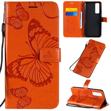 Load image into Gallery viewer, 3D Butterflies Embossing Pattern Horizontal Flip Leather Case with Holder &amp; Card Slot &amp; Wallet, For Samsung Galaxy A41, For Samsung Galaxy A51 5G, For Samsung Galaxy A71 5G, For Huawei Nova 7, For Huawei Nova 7 Pro, For Huawei Nova 7 SE / P40 Lite 5G
