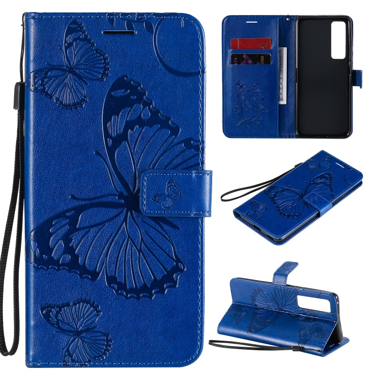 3D Butterflies Embossing Pattern Horizontal Flip Leather Case with Holder & Card Slot & Wallet, For Samsung Galaxy A41, For Samsung Galaxy A51 5G, For Samsung Galaxy A71 5G, For Huawei Nova 7, For Huawei Nova 7 Pro, For Huawei Nova 7 SE / P40 Lite 5G