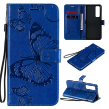 Load image into Gallery viewer, 3D Butterflies Embossing Pattern Horizontal Flip Leather Case with Holder &amp; Card Slot &amp; Wallet, For Samsung Galaxy A41, For Samsung Galaxy A51 5G, For Samsung Galaxy A71 5G, For Huawei Nova 7, For Huawei Nova 7 Pro, For Huawei Nova 7 SE / P40 Lite 5G