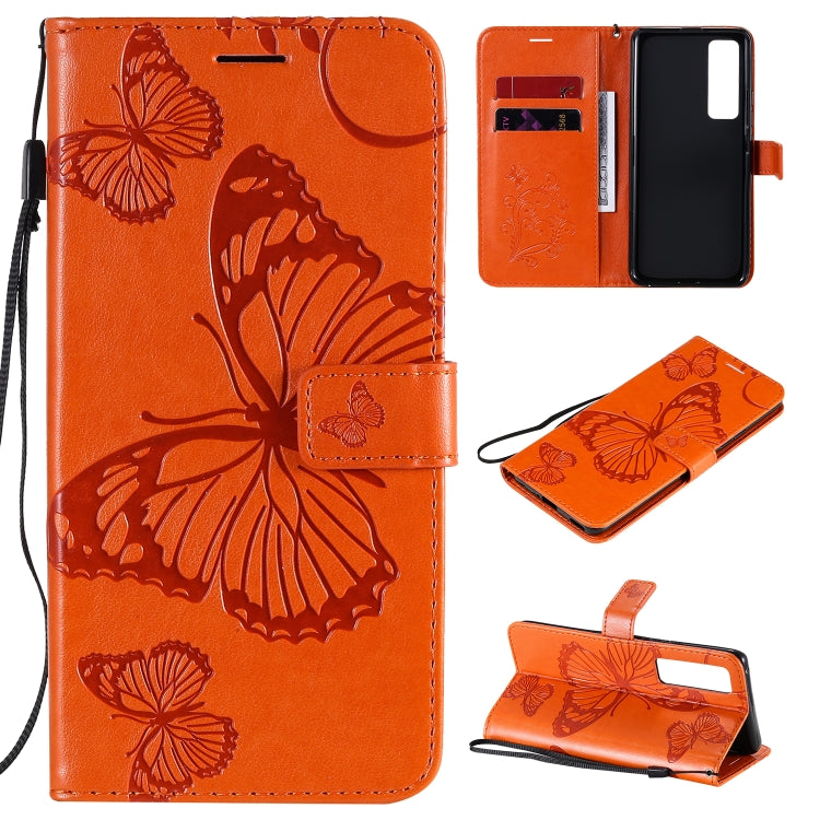 3D Butterflies Embossing Pattern Horizontal Flip Leather Case with Holder & Card Slot & Wallet, For Samsung Galaxy A41, For Samsung Galaxy A51 5G, For Samsung Galaxy A71 5G, For Huawei Nova 7, For Huawei Nova 7 Pro, For Huawei Nova 7 SE / P40 Lite 5G