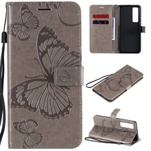 Load image into Gallery viewer, 3D Butterflies Embossing Pattern Horizontal Flip Leather Case with Holder &amp; Card Slot &amp; Wallet, For Samsung Galaxy A41, For Samsung Galaxy A51 5G, For Samsung Galaxy A71 5G, For Huawei Nova 7, For Huawei Nova 7 Pro, For Huawei Nova 7 SE / P40 Lite 5G
