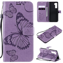 Load image into Gallery viewer, 3D Butterflies Embossing Pattern Horizontal Flip Leather Case with Holder &amp; Card Slot &amp; Wallet, For Samsung Galaxy A41, For Samsung Galaxy A51 5G, For Samsung Galaxy A71 5G, For Huawei Nova 7, For Huawei Nova 7 Pro, For Huawei Nova 7 SE / P40 Lite 5G