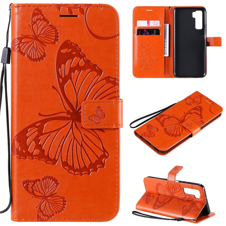 3D Butterflies Embossing Pattern Horizontal Flip Leather Case with Holder & Card Slot & Wallet, For Samsung Galaxy A41, For Samsung Galaxy A51 5G, For Samsung Galaxy A71 5G, For Huawei Nova 7, For Huawei Nova 7 Pro, For Huawei Nova 7 SE / P40 Lite 5G