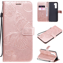 Load image into Gallery viewer, 3D Butterflies Embossing Pattern Horizontal Flip Leather Case with Holder &amp; Card Slot &amp; Wallet, For Samsung Galaxy A41, For Samsung Galaxy A51 5G, For Samsung Galaxy A71 5G, For Huawei Nova 7, For Huawei Nova 7 Pro, For Huawei Nova 7 SE / P40 Lite 5G