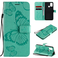 Load image into Gallery viewer, 3D Butterflies Embossing Pattern Horizontal Flip Leather Case with Holder &amp; Card Slot &amp; Wallet