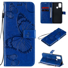 Load image into Gallery viewer, 3D Butterflies Embossing Pattern Horizontal Flip Leather Case with Holder &amp; Card Slot &amp; Wallet