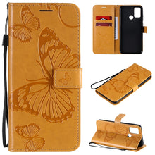 Load image into Gallery viewer, 3D Butterflies Embossing Pattern Horizontal Flip Leather Case with Holder &amp; Card Slot &amp; Wallet