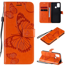 Load image into Gallery viewer, 3D Butterflies Embossing Pattern Horizontal Flip Leather Case with Holder &amp; Card Slot &amp; Wallet