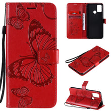 Load image into Gallery viewer, 3D Butterflies Embossing Pattern Horizontal Flip Leather Case with Holder &amp; Card Slot &amp; Wallet