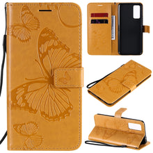 Load image into Gallery viewer, 3D Butterflies Embossing Pattern Horizontal Flip Leather Case with Holder &amp; Card Slot &amp; Wallet