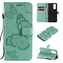 Load image into Gallery viewer, 3D Butterflies Embossing Pattern Horizontal Flip Leather Case with Holder &amp; Card Slot &amp; Wallet