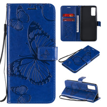 Load image into Gallery viewer, 3D Butterflies Embossing Pattern Horizontal Flip Leather Case with Holder &amp; Card Slot &amp; Wallet