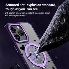 Load image into Gallery viewer, Skin Feel MagSafe Shockproof Phone Case with Holder, For iPhone 15 Pro Max, For iPhone 15 Pro, For iPhone 15 Plus, For iPhone 15