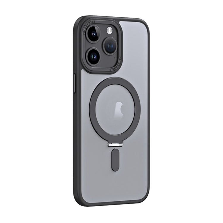 Skin Feel MagSafe Shockproof Phone Case with Holder, For iPhone 15 Pro Max, For iPhone 15 Pro, For iPhone 15 Plus, For iPhone 15