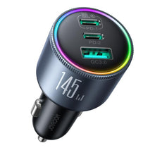 Load image into Gallery viewer, JOYROOM JR-CCN07 145W Dual PD+QC3.0 3-Port Car Charger, JR-CCN07