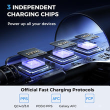 Load image into Gallery viewer, JOYROOM JR-CCN07 145W Dual PD+QC3.0 3-Port Car Charger, JR-CCN07