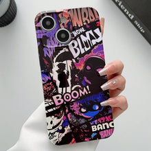 Load image into Gallery viewer, Painted Pattern Precise Hole PC Phone Case, For iPhone 14 Plus