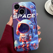 Load image into Gallery viewer, Painted Pattern Precise Hole PC Phone Case, For iPhone 14 Plus
