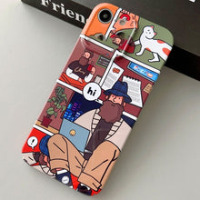 Load image into Gallery viewer, Painted Pattern Precise Hole PC Phone Case, For iPhone SE 2022 / 2020 / 8 / 7
