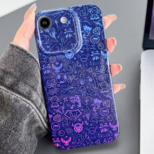 Load image into Gallery viewer, Painted Pattern Precise Hole PC Phone Case, For iPhone SE 2022 / 2020 / 8 / 7