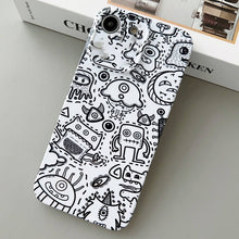 Load image into Gallery viewer, Painted Pattern Precise Hole PC Phone Case, For iPhone SE 2022 / 2020 / 8 / 7