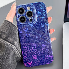 Load image into Gallery viewer, Painted Pattern Precise Hole PC Phone Case, For iPhone 13 Pro Max