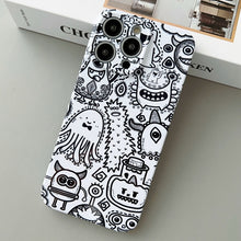 Load image into Gallery viewer, Painted Pattern Precise Hole PC Phone Case, For iPhone 13 Pro Max