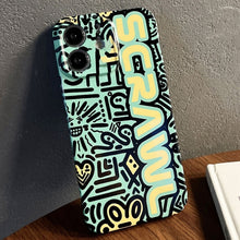Load image into Gallery viewer, Painted Pattern Precise Hole PC Phone Case, For iPhone 12