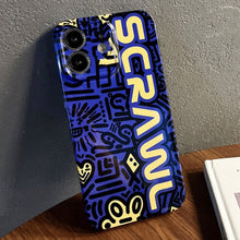 Load image into Gallery viewer, Painted Pattern Precise Hole PC Phone Case, For iPhone 12