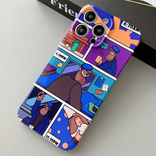 Load image into Gallery viewer, Painted Pattern Precise Hole PC Phone Case, For iPhone 12 Pro Max