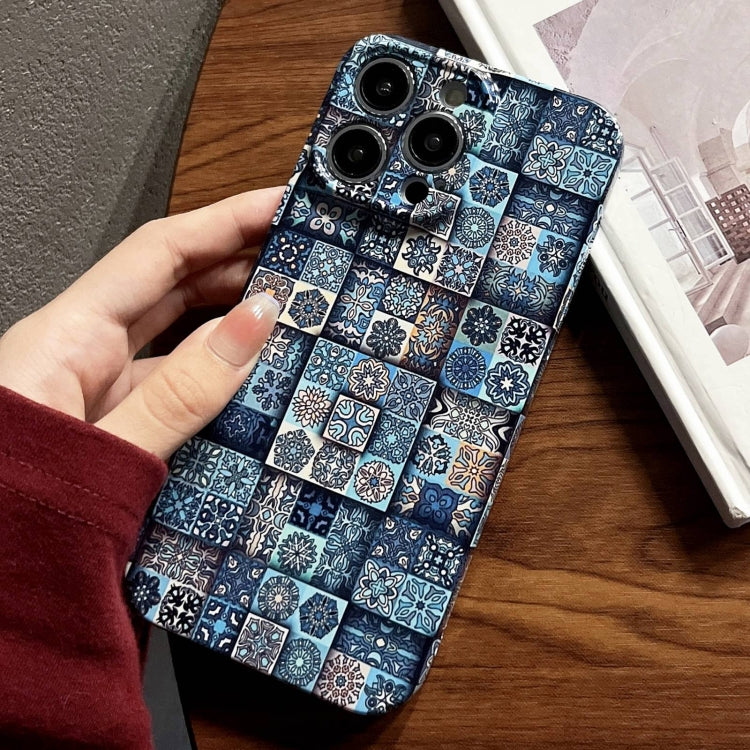 Painted Pattern Precise Hole PC Phone Case, For iPhone 12 Pro