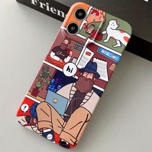 Load image into Gallery viewer, Painted Pattern Precise Hole PC Phone Case, For iPhone 11