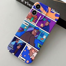 Load image into Gallery viewer, Painted Pattern Precise Hole PC Phone Case, For iPhone 11