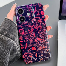 Load image into Gallery viewer, Painted Pattern Precise Hole PC Phone Case, For iPhone 11