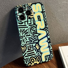Load image into Gallery viewer, Painted Pattern Precise Hole PC Phone Case, For iPhone 11 Pro