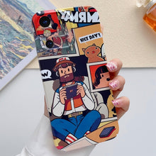 Load image into Gallery viewer, Painted Pattern Precise Hole PC Phone Case, For iPhone X / XS