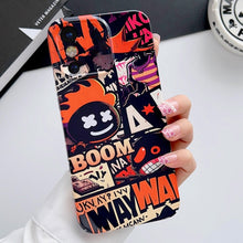 Load image into Gallery viewer, Painted Pattern Precise Hole PC Phone Case, For iPhone X / XS
