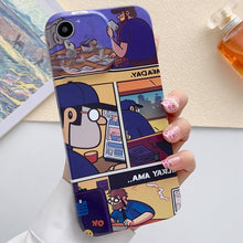 Load image into Gallery viewer, Painted Pattern Precise Hole PC Phone Case, For iPhone XR
