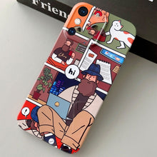 Load image into Gallery viewer, Painted Pattern Precise Hole PC Phone Case, For iPhone XS Max