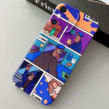 Load image into Gallery viewer, Painted Pattern Precise Hole PC Phone Case, For iPhone XS Max