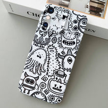 Load image into Gallery viewer, Painted Pattern Precise Hole PC Phone Case, For iPhone XS Max
