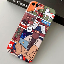 Load image into Gallery viewer, Painted Pattern Precise Hole PC Phone Case, For iPhone 8 Plus / 7 Plus