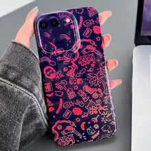 Load image into Gallery viewer, Painted Pattern Precise Hole PC Phone Case, For iPhone 8 Plus / 7 Plus