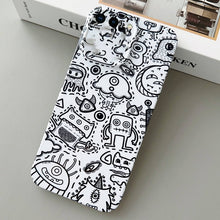 Load image into Gallery viewer, Painted Pattern Precise Hole PC Phone Case, For iPhone 8 Plus / 7 Plus