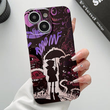 Load image into Gallery viewer, Painted Pattern Precise Hole PC Phone Case, For iPhone 15