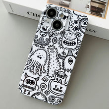 Load image into Gallery viewer, Painted Pattern Precise Hole PC Phone Case, For iPhone 15