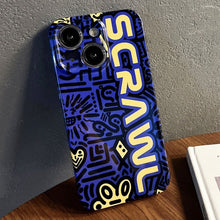 Load image into Gallery viewer, Painted Pattern Precise Hole PC Phone Case, For iPhone 15